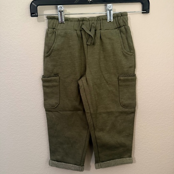 Kids Headquarters Cargo Sweat Pants Green 2T Girls - Picture 1 of 7